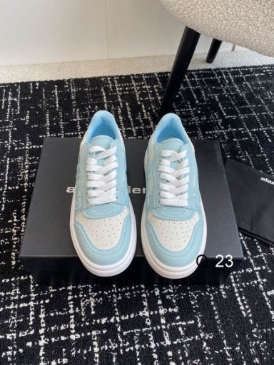 Alexander Wang Unisex Sneakers In Blue/White
