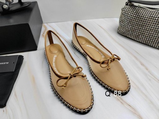 Alexander Wang Mulheres Lina Malha de Flats Em Bege