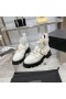 Alexander Wang Mulheres Carter Caixa de Cinta de Tornozelo Botas Em Branco