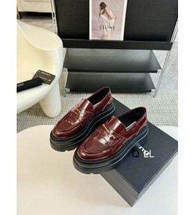 Alexander Wang Mulheres Borgonha Carter Meados de Calcanhar Lug Loafer Em Couro