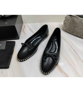 Alexander Wang Női Lina Bőr Lakások Fekete