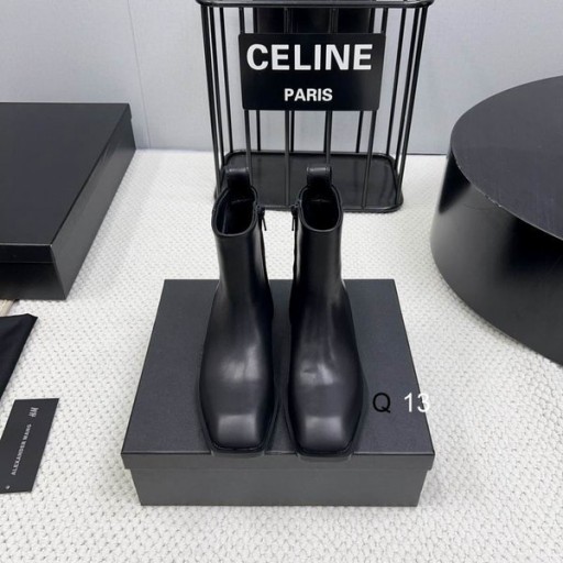 Alexander Wang Donna Nero Zip Mid-Heel Ankle Boots In Pelle