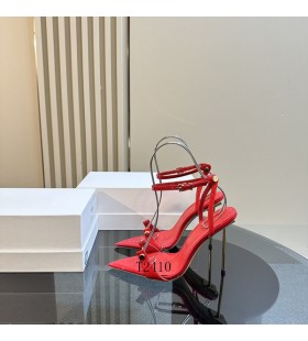 Alexander Wang Donna Fondo Rosso Cinturino alla Caviglia Sandali col tacco Alto In Rosso