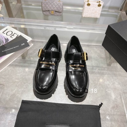 Alexander Wang Kvinne Carter Boksen Loafers I Svart