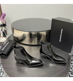 Alexander Wang Kvinne patent Skinn Ankel Boots i Sort