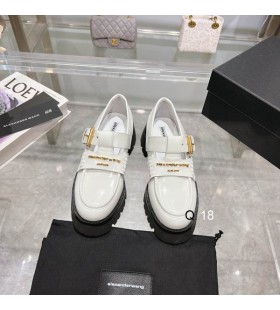 Alexander Wang Femei Carter Cutie de Mocasini În Alb
