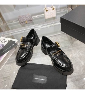 Alexander Wang Žien Carter Box Mokasíny V Čiernej farbe