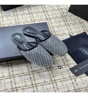 Alexander Wang dámske Sandále S Kamienkami V Black/Silver