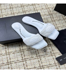 Alexander Wang Žien Vy List Sandále V Bielom