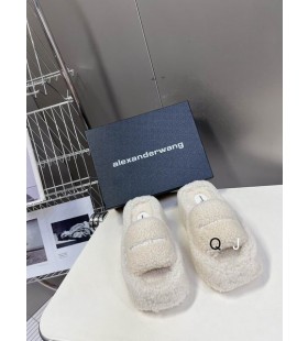 Ženske japanke Alexander Wang na masivnoj platformi S logotipom Bijele boje Outlet