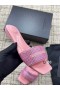 Alexander Wang Kvinnors Rosa Satin & Crystal Snabbkorrigeringen Vy Sandaler