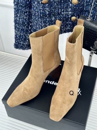 Alexander Wang para la Mujer de Alexander Wang Kane Arranque de Tobillo en color Beige