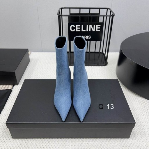 Alexander Wang Dámské Delphine Mid-Tele Boty V Džínové