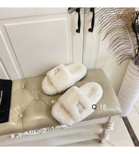 Alexander Wang Vrouwen ' s Wit Pluizig Sandalen