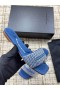 Alexander Wang Naisten Blue Satin & Crystal Hotfix-Vy Sandaalit