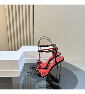 Alexander Wang Naisten Punainen Pohja Nilkka Hihna korkokengät Sandaalit Musta