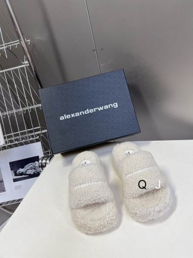 Alexander Wang Femmes Chunky Plate-forme de Diapositives Avec le Logo En Blanc Vente