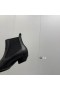 Alexander Wang Damen Schwarz Chelsea Mid-Heel Ankle Boots In Leder
