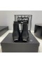 Alexander Wang Damen Schwarz Chelsea Mid-Heel Ankle Boots In Leder