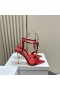 Alexander Wang Women ' s Gold High-Heeled Sandalen In Rot