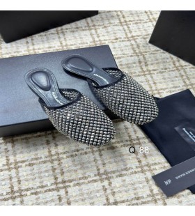 Alexander Wang Damen Sandalen Mit Strasssteinen In Schwarz/Beige