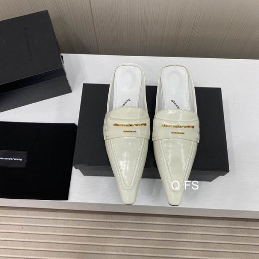 Alexander Wang γυναικεία Pointed-toe Μουλάρια Σε Λευκό